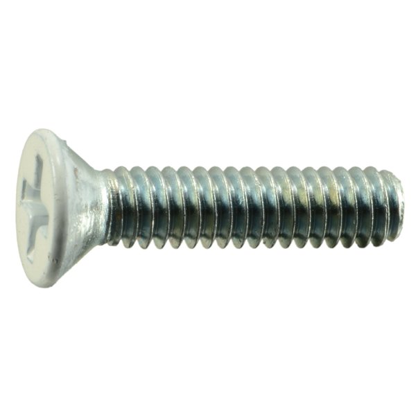 Midwest Fastener #8-32 x 3/4 in Phillips Flat Machine Screw, Zinc Plated Steel, 25 PK 37507